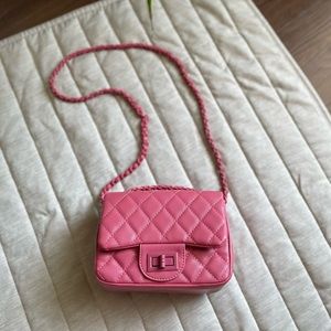 Pink chnel inspired bag
